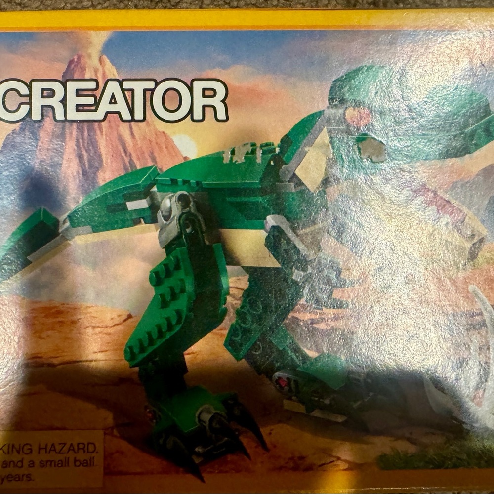 LEGO Creator Green and Black Dinosaur